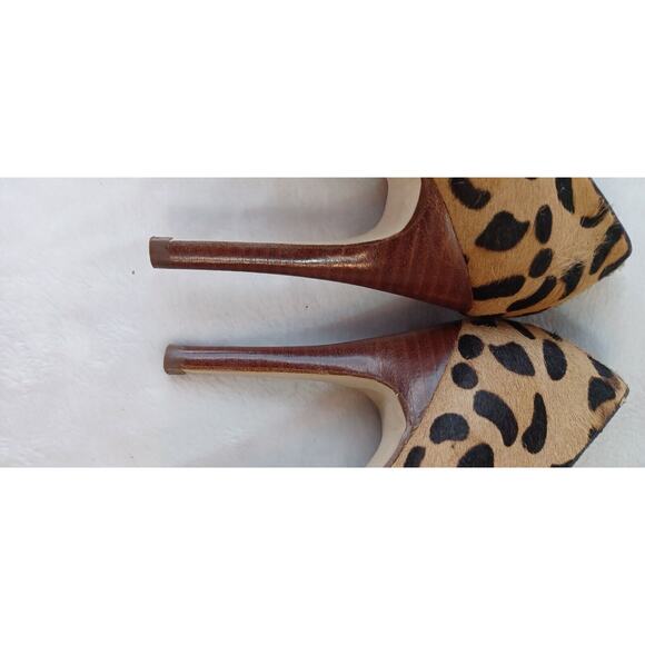 Steve Madden Womens Leopard Shoes Size 7.5 Stiletto Pump High Heels EUC - Picture 8 of 8